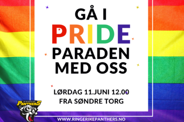 Gå i Pride paraden med oss